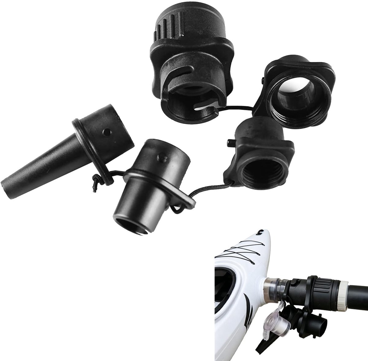 Elzusha - SUP Ventiel Adapter voor Inflatable Boats en Paddleboards