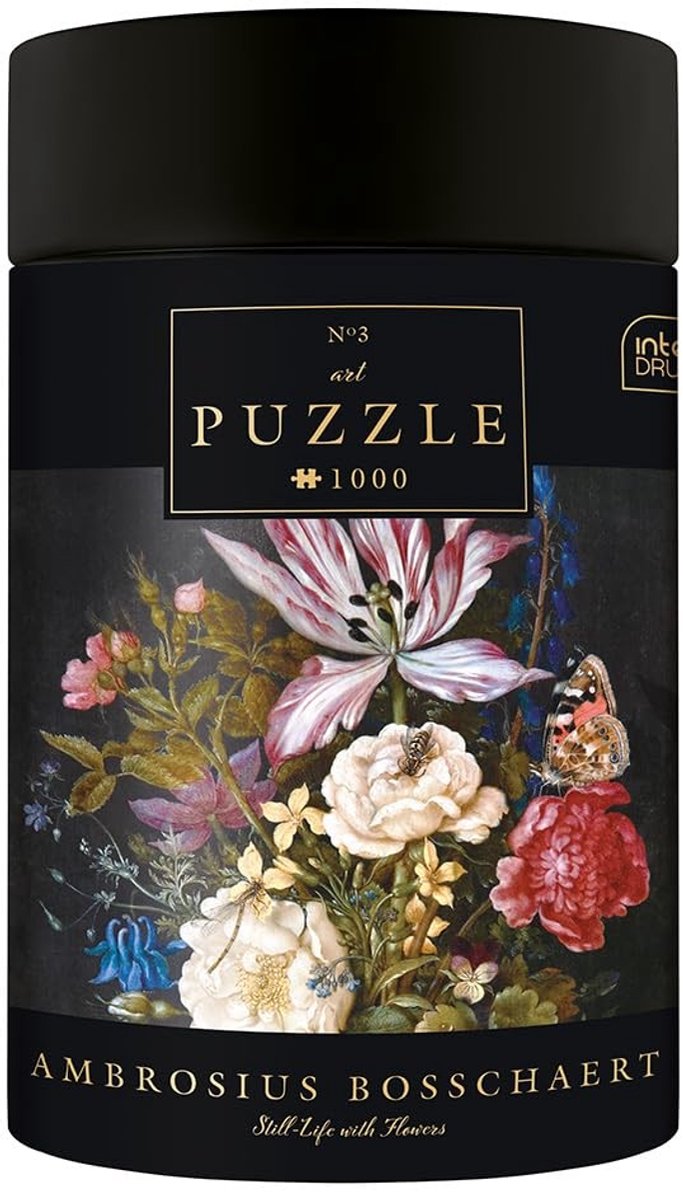 Elzusha - Puzzel 1000 Stukken Art Bosschaert met Referentieblad