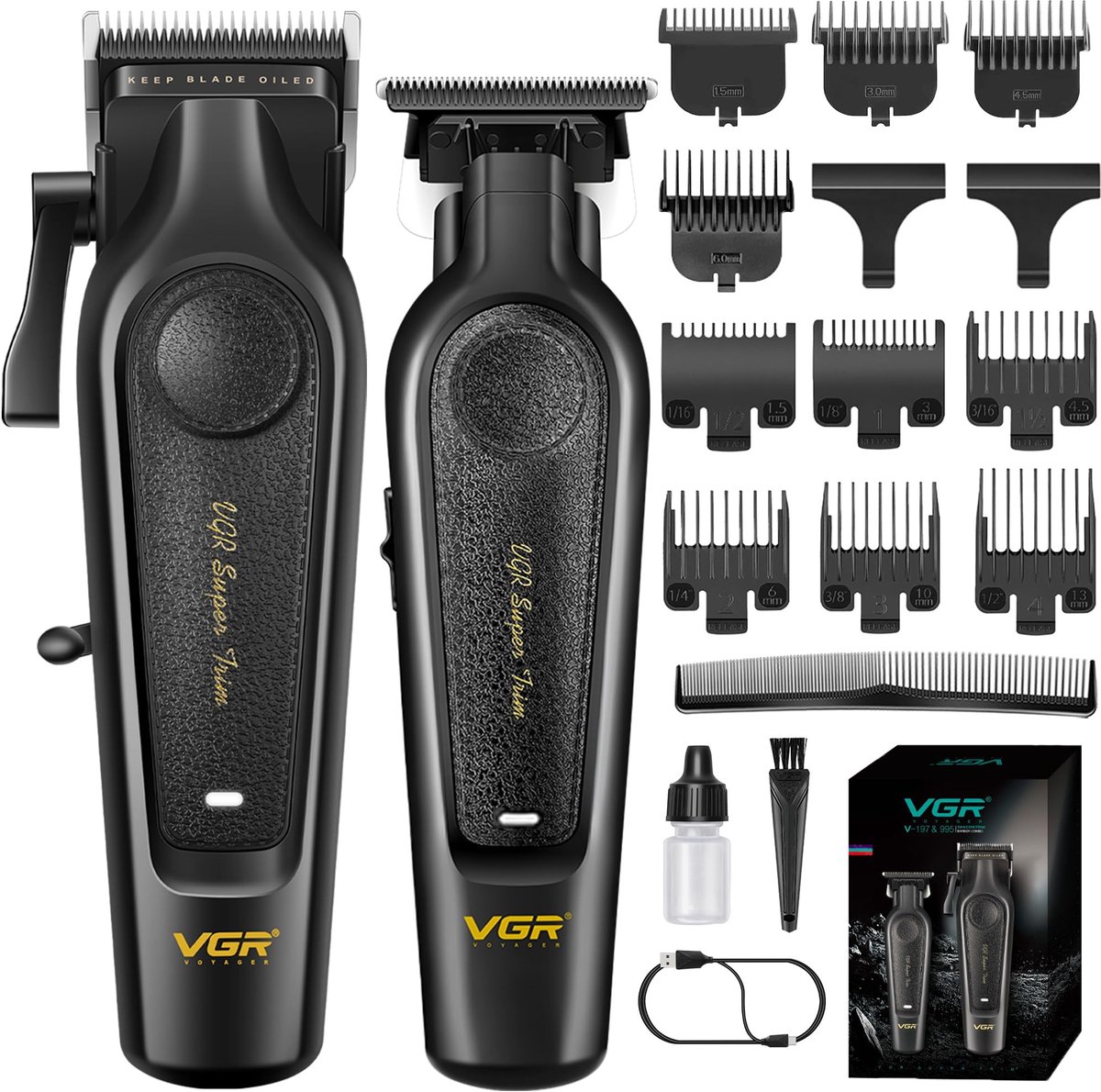 Elzusha - Professionele Haartrimmer Set voor Mannen