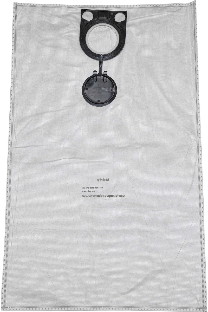 vhbw 20 stuks stofzakken, compatibel met de Baier BSS406-stofzuiger – 46,2 cm x 36,1 cm, wit