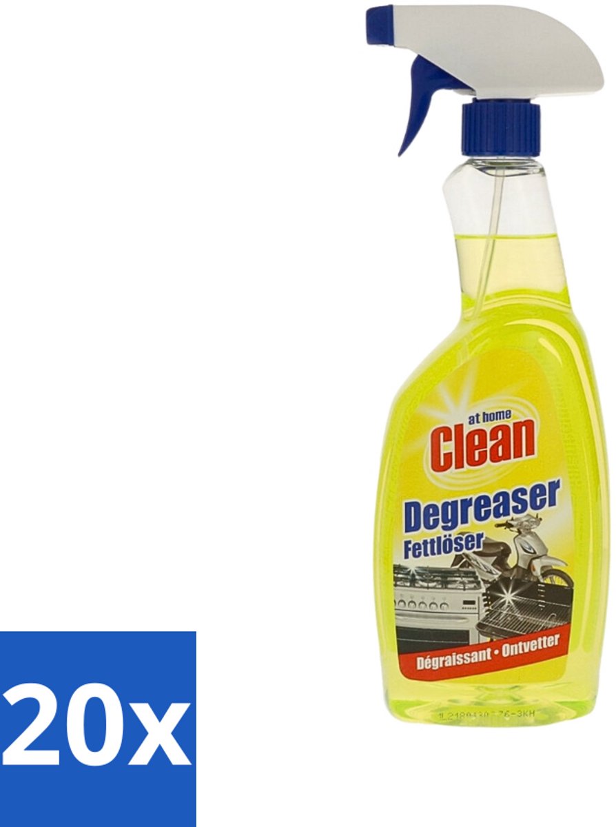 At Home - Clean - Ontvetter - Snel Resultaat - 750 ml - Bulkverpakking - 20 stuks