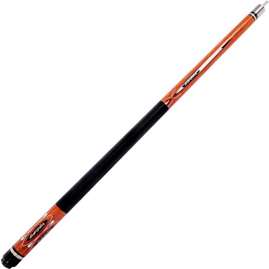 Biljartkeu 145 cm met quick release verbinding en hardhouten schacht 57 inch, 2-delig -Hout — afbeelding 2