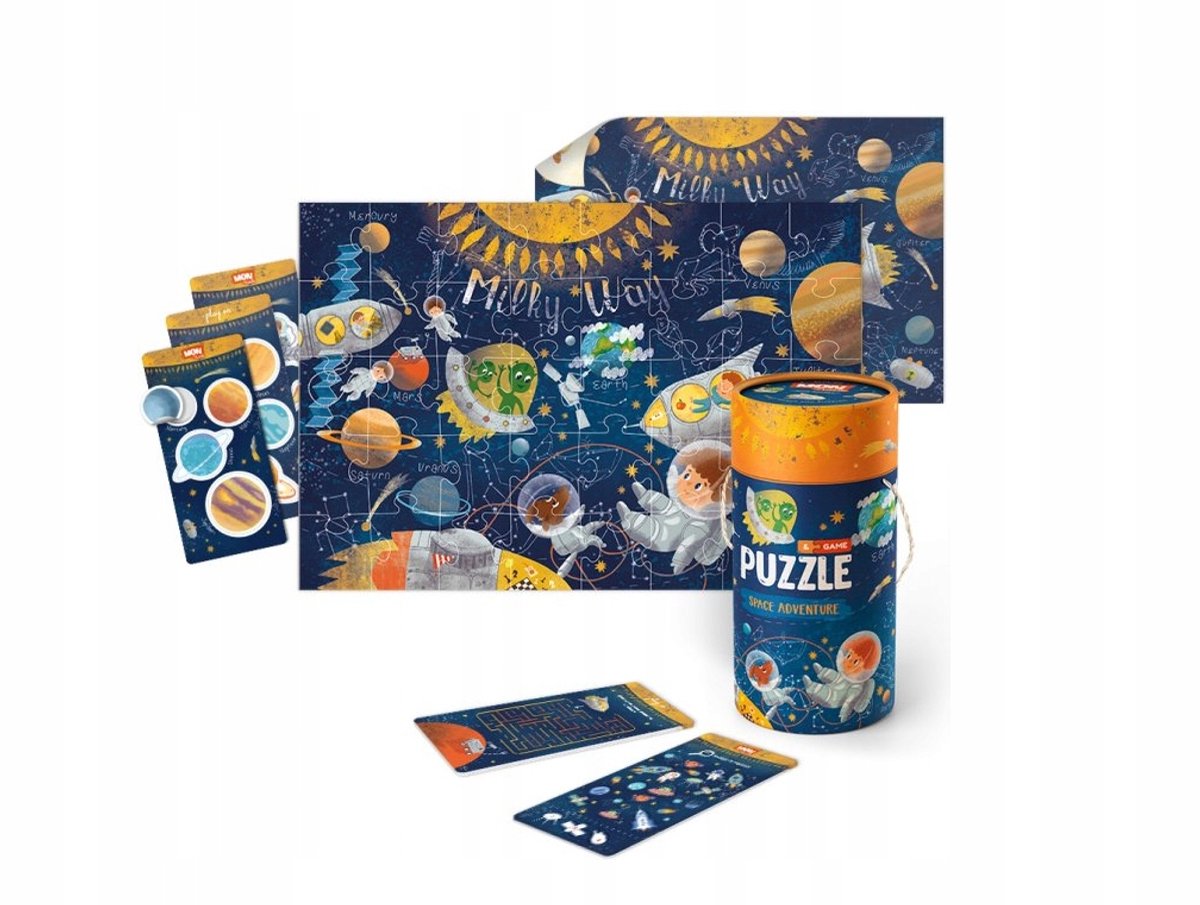 Cosmic Avontuurpuzzel 40 Stukjes in Blik
