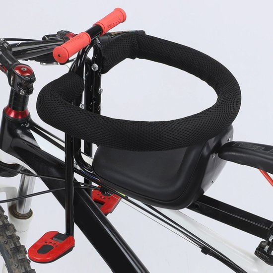 Voorzitje fiets - Kinderzitje fiets - TENZHVXI® - Met Voetsteun en Armleuning - Voor kinderen van 2 tot 4 jaar (tot ca. 25 kg) - Compatibel Met Alle MTB Met Rechte Buis — afbeelding 4