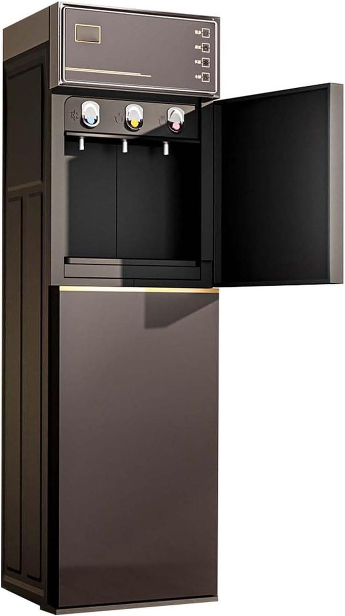 Water Dispenser - Drankkoeler Verwarmer - Dranken Bereiden - Elektronische Koeling Verwarming - 30 x 30 x 95 cm - Zwart