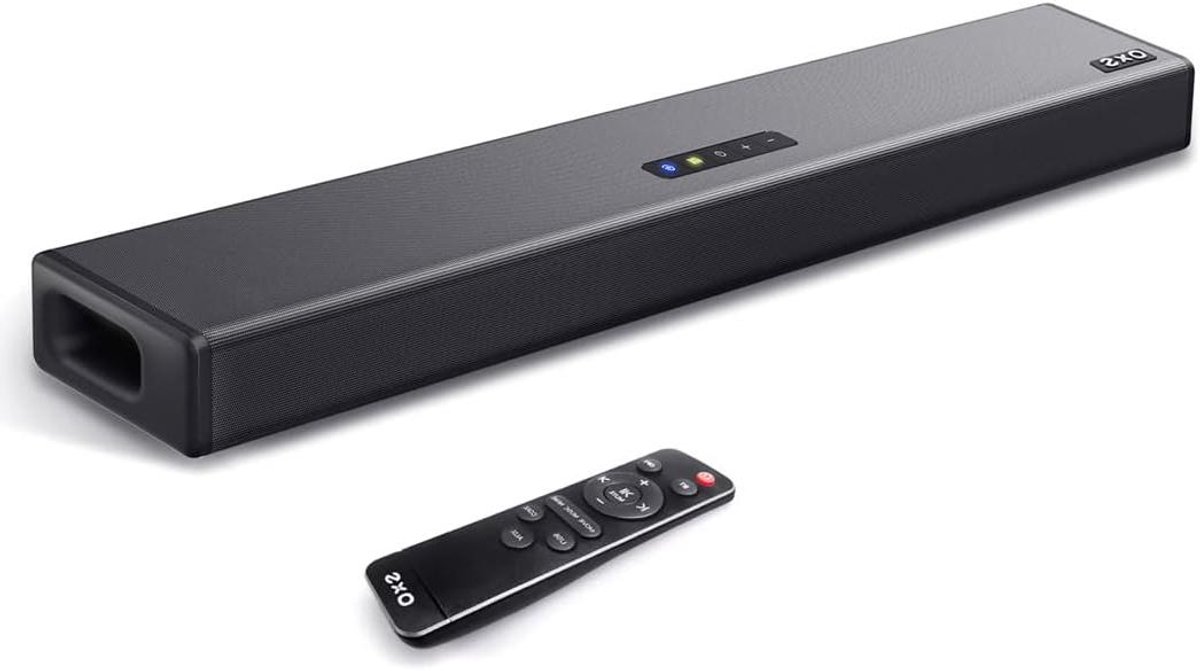 Soundbar voor TV - Home Cinema Audio - Meeslepend Geluid - Dynamische Bas - 93 cm breed - Zwart