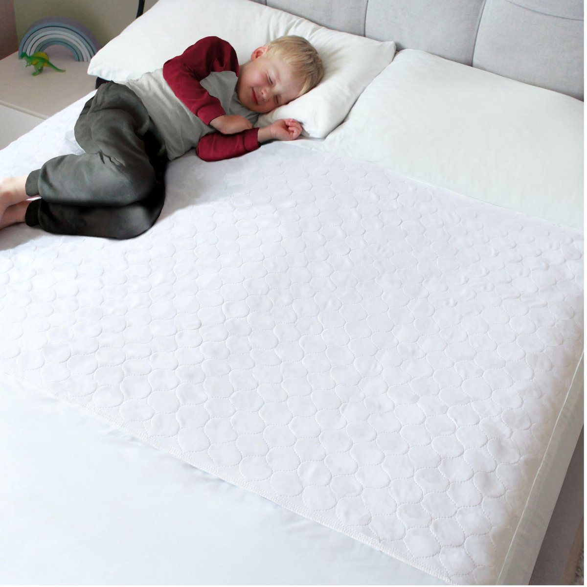 Hygge Sheets Waterdichte Matrasbeschermer voor Kinderen – Wasbaar en Sterk Absorberend – Met Instopbare Zijkanten – - ShopVlot