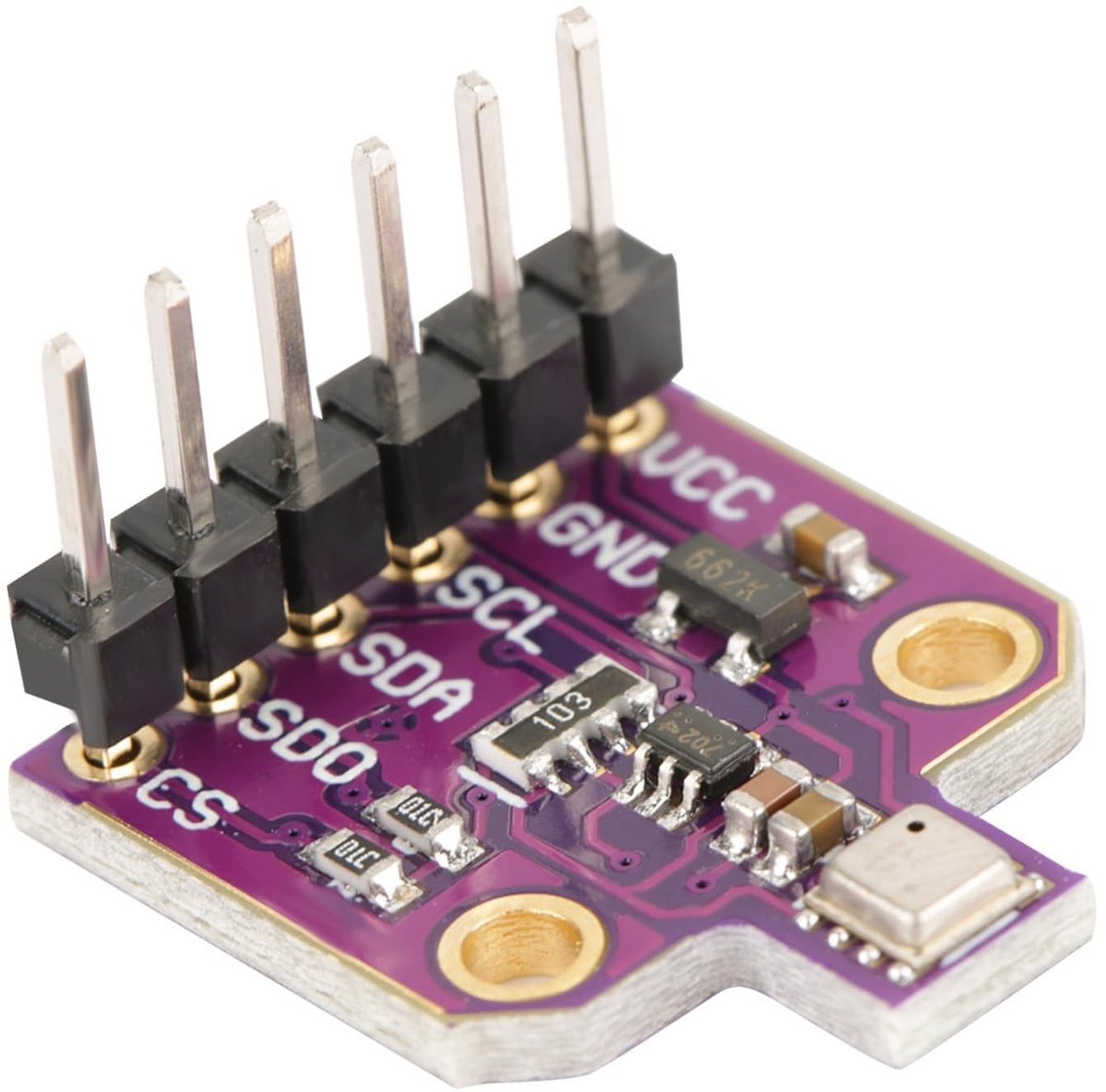 Elzusha - 4-in-1 Temperatuur- en Vochtigheidssensor BME680 Module