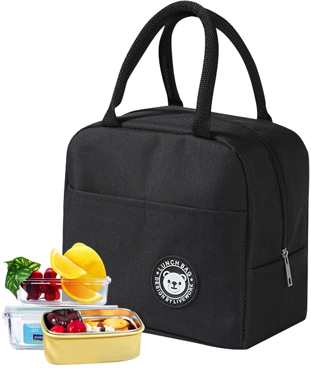 Elzusha- Lunchtas Geïsoleerd - Picknicktas - Koeltas Klein - Waterdicht - Lichtgewicht - Duurzaam Materiaal