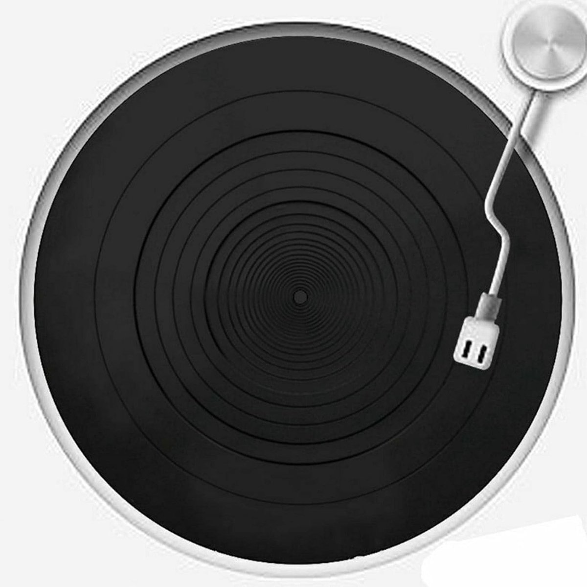 Anti-vibratie opnamepad voor LP-speler, antistatische platenspeler mat, schokabsorberend en ultra dun ontwerp voor optimale geluidskwaliteit