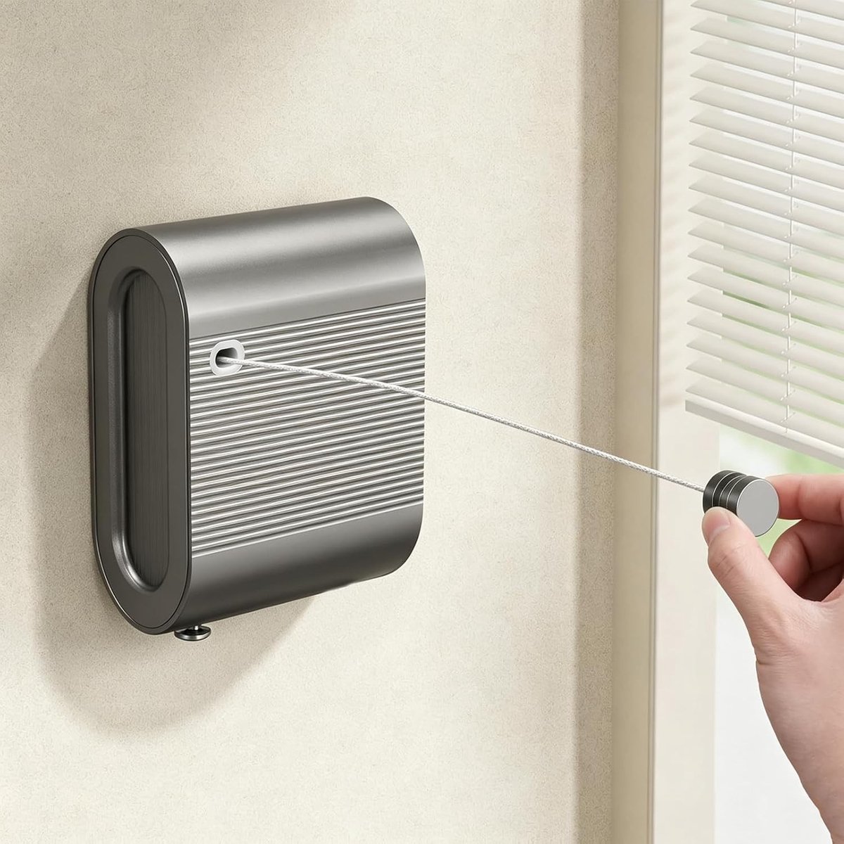 Retractable Waslijn 4.2 m - Ruimtebesparend Ontwerp voor Badkamer, Keuken en Balkon met 20 kg Draagvermogen