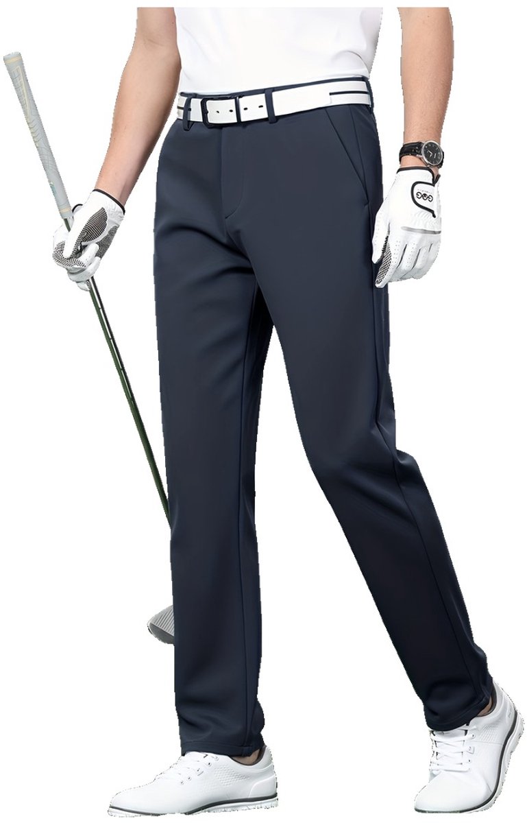 Currero Comfortabel Golfbroek Heren Golfkleding Nette Pantalon Mannen Broek Outfit Chino Grijs