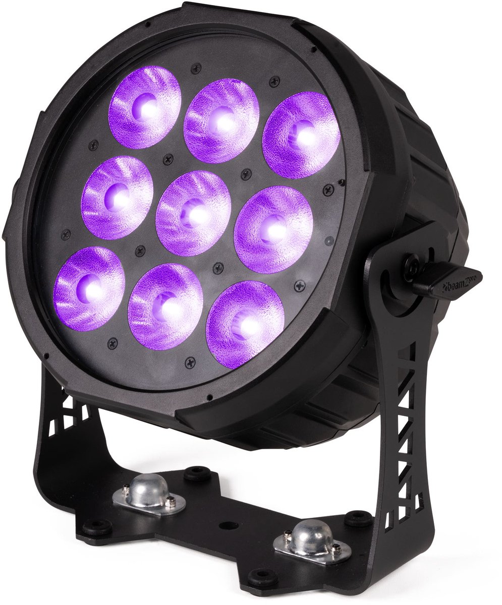 BeamZ Pro WX94 outdoor LED PAR - 9x 20W RGBWA-UV LED’s - WDMX - IP65 waterdicht