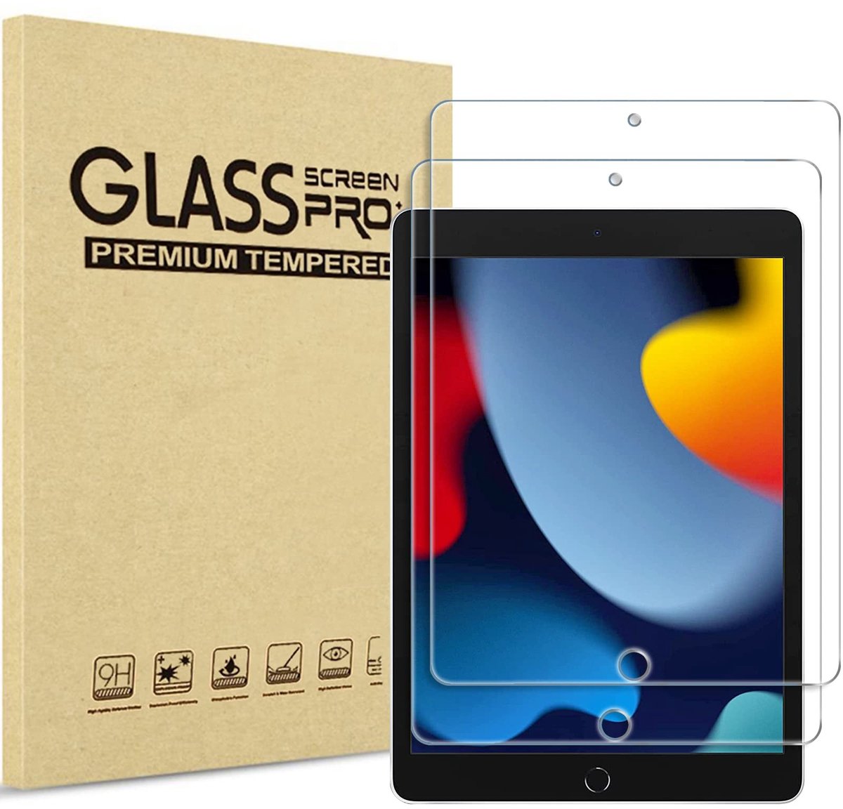 Elzusha - Tempered Glass Screen Protector voor iPad 10.2 Inch