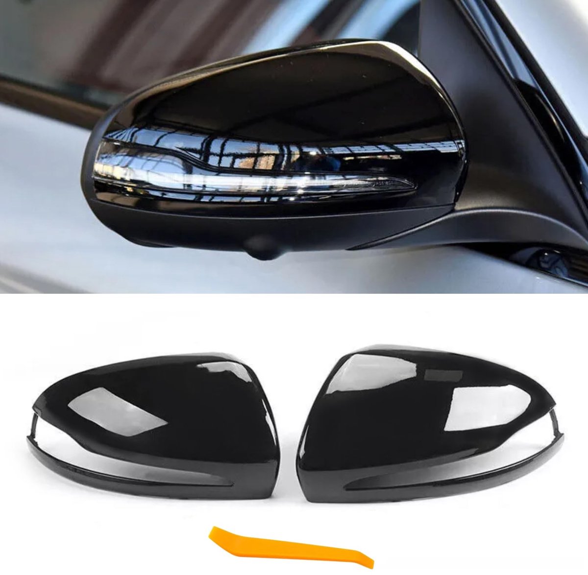 Elzusha - Spiegelafdekking voor Mercedes Benz Klasses C, E, G, S, GLC