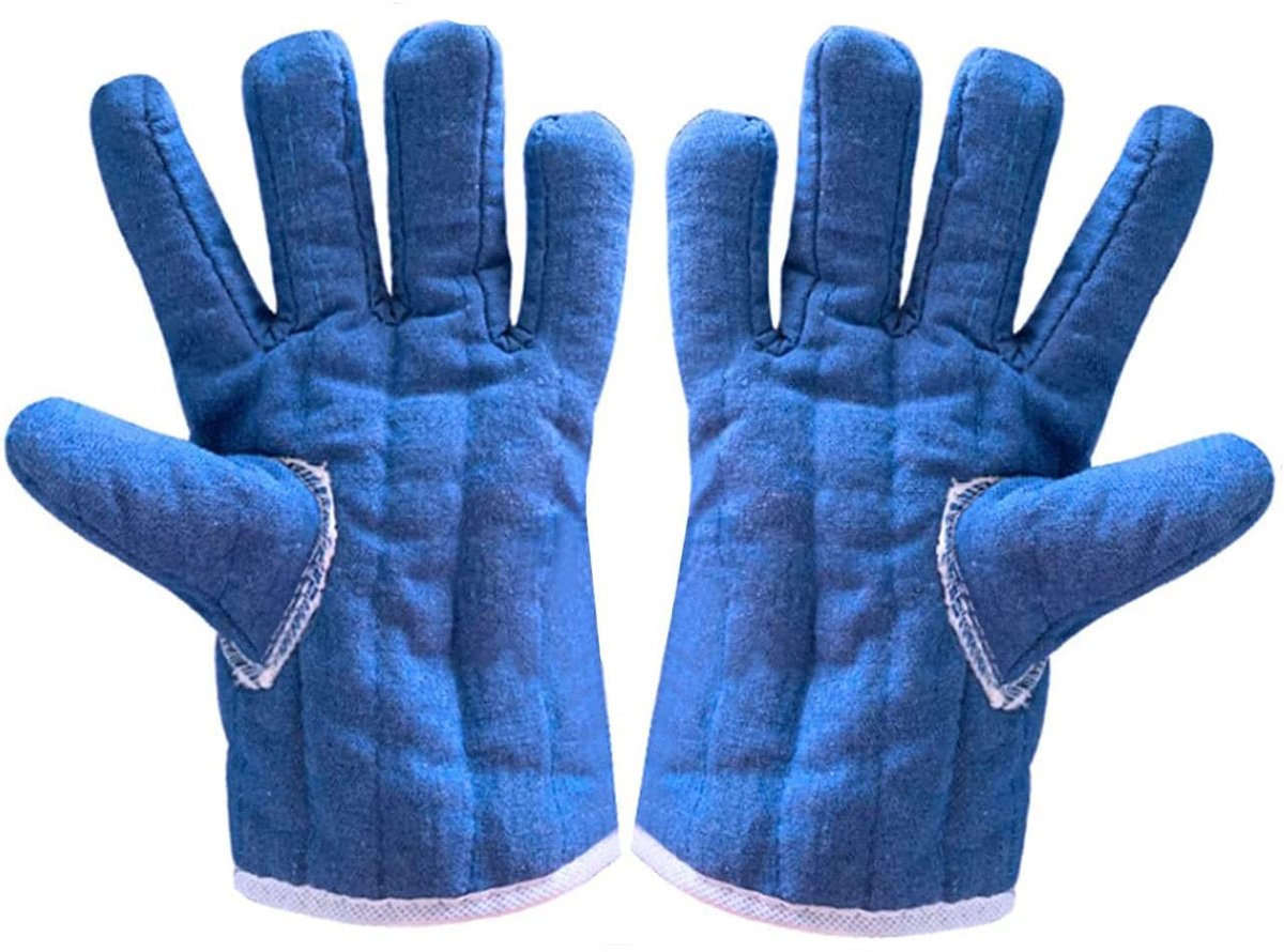 Elzusha - Dikke Hittebestendige Katoenen Handschoenen voor de Keuken