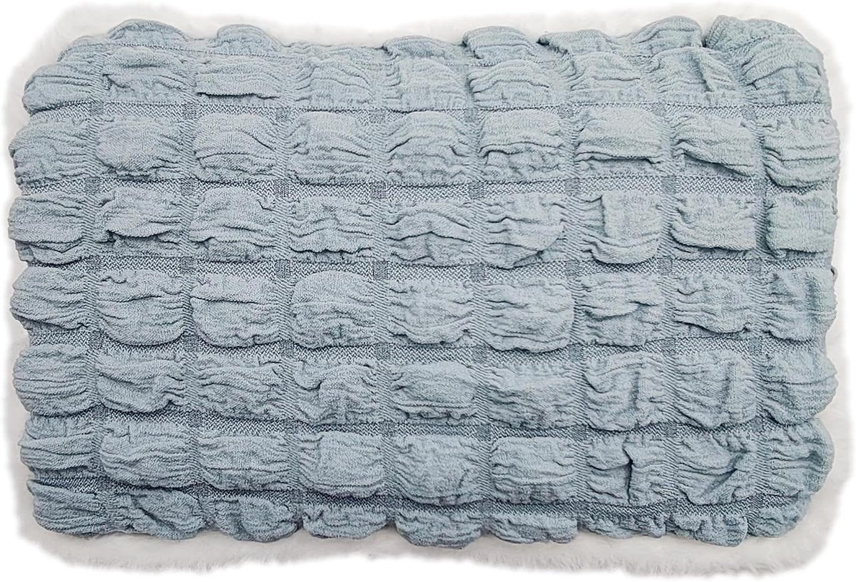Elektrische warmwaterkruik - Oplaadbare kruik - Ontspanning en comfort - Draadloos snel verwarmend - 26 x 19 cm - Lichtblauw