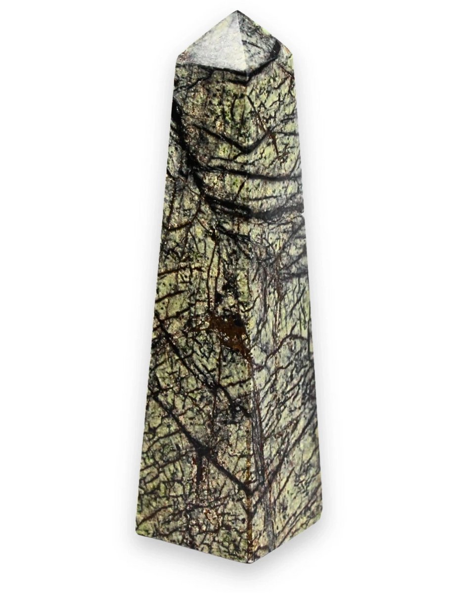 Serpentijn Jungle Jaspis obelisk nr.29
