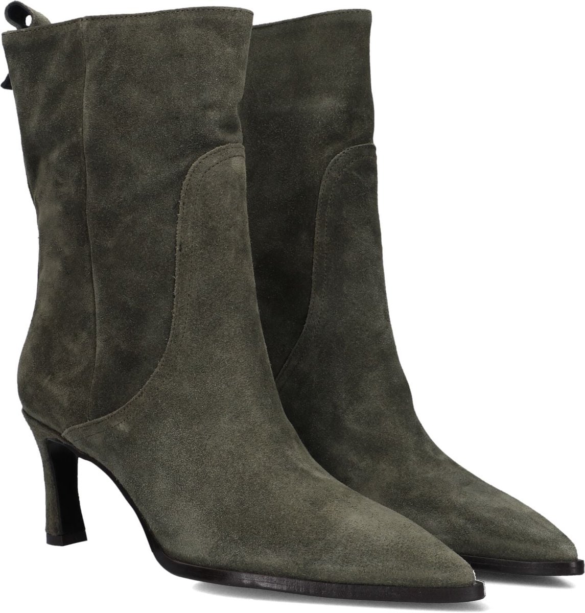 LINA LOCCHI Av 131/b Enkellaarsjes - Enkelboots met rits - Dames - Groen - Maat 40
