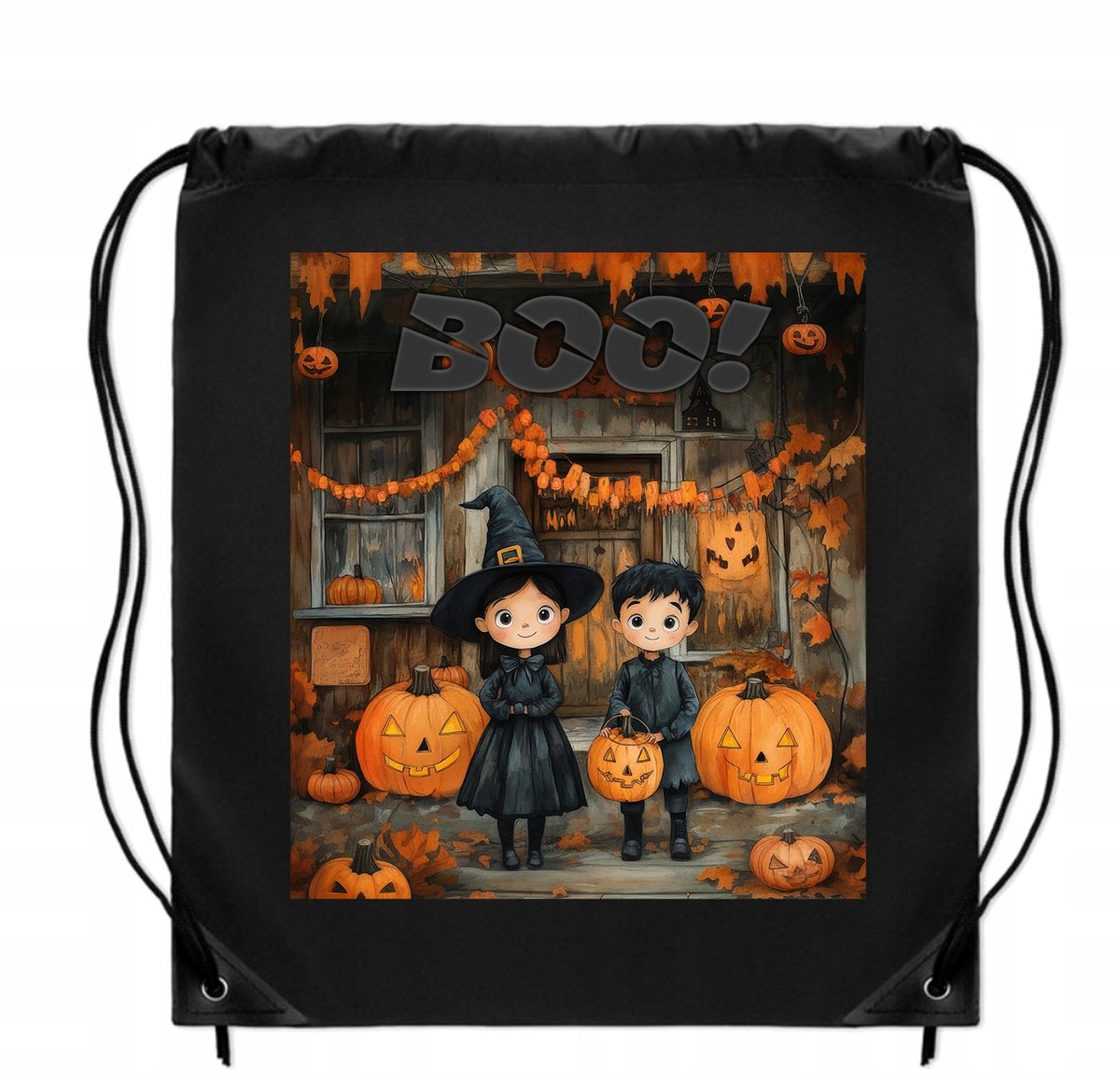 Halloween Pompoen Snoepzak - Leuke en Praktische Gymtas