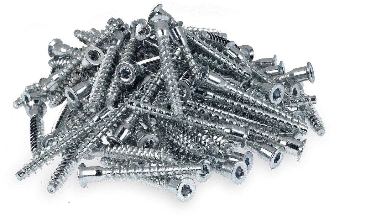 Geconserveerde Houtschroeven 7x50mm - 100 stuks