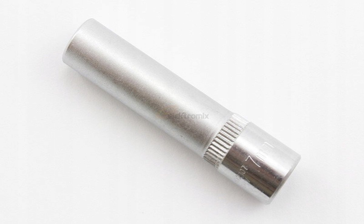 2x Jonnesway Dopsluiting 7mm 1/4" Lang - Chroom-Vanadium