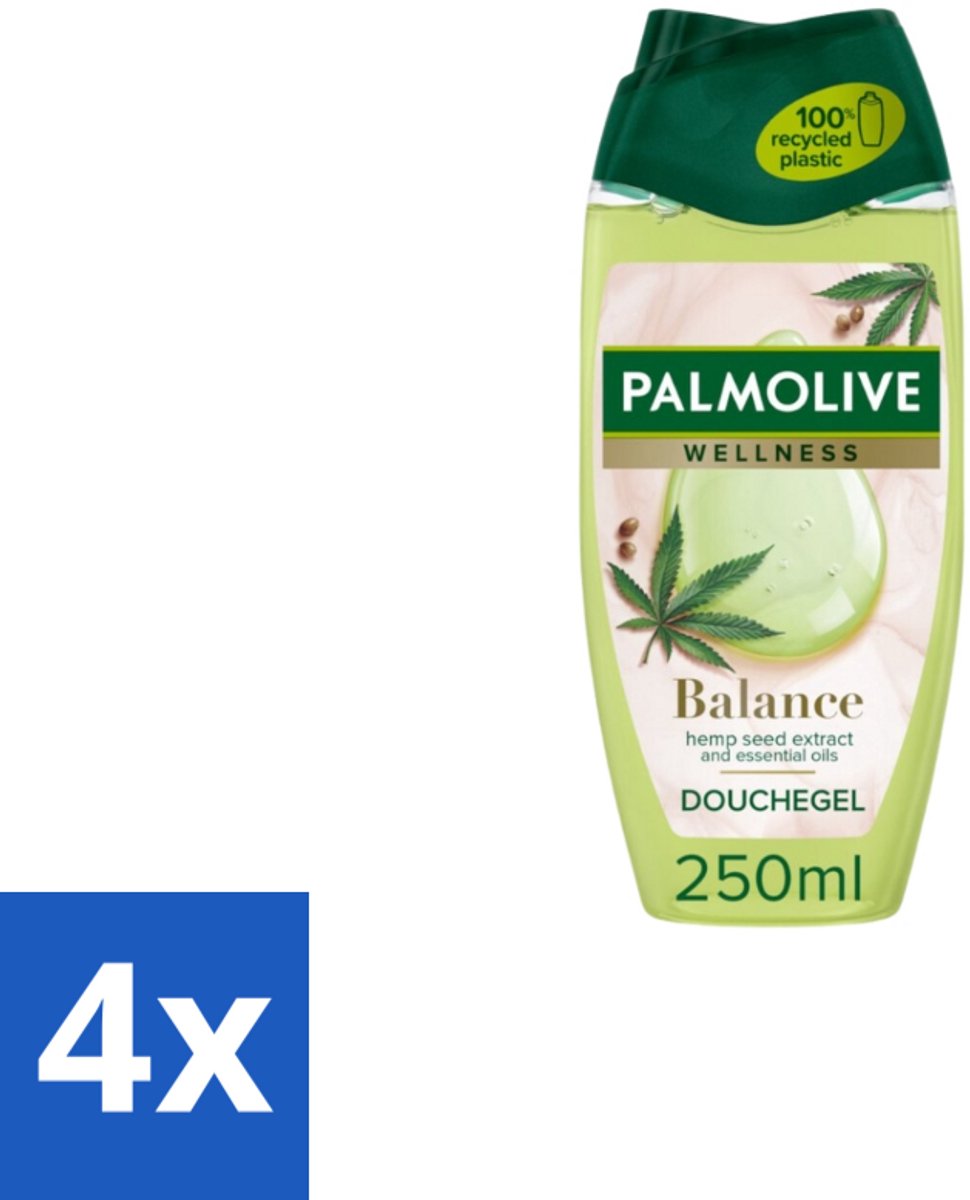 4 x Palmolive – Douchegel – Nourish & Revive – 500 ml - Douchegel - Huid Verzorgen - Voedende Douchegel - Frisse Geur - Melkbestanddelen