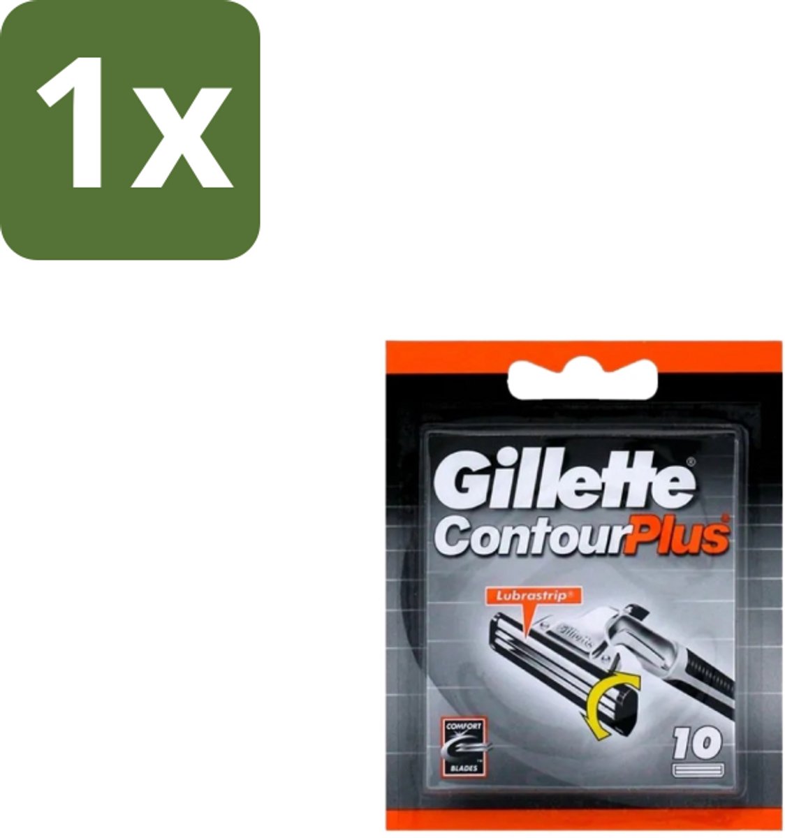 1 x Gillette Contour Plus – Wegwerpscheermesjes – 10 mesjes - Scheermesjes - Scheermes - Scheersysteem - Scheerbeurt - Huidcomfort