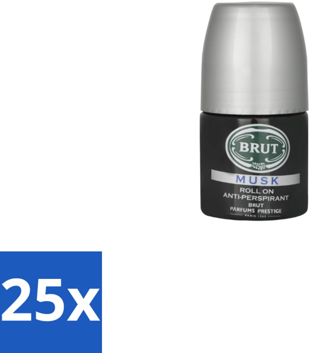 Brut – Deodorant Roller – Musk - 50 ml - Bulkverpakking - 25 stuks