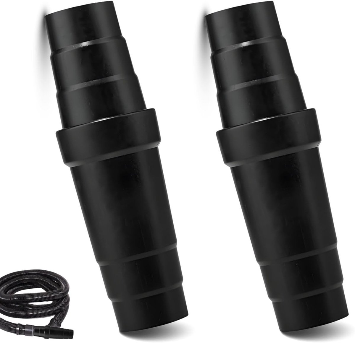 Universele Adapter voor Stofzuigers en Slangen, 31.5-45mm, 7-Laags Verkortbare Slangadapter van Duurzaam ABS Materiaal