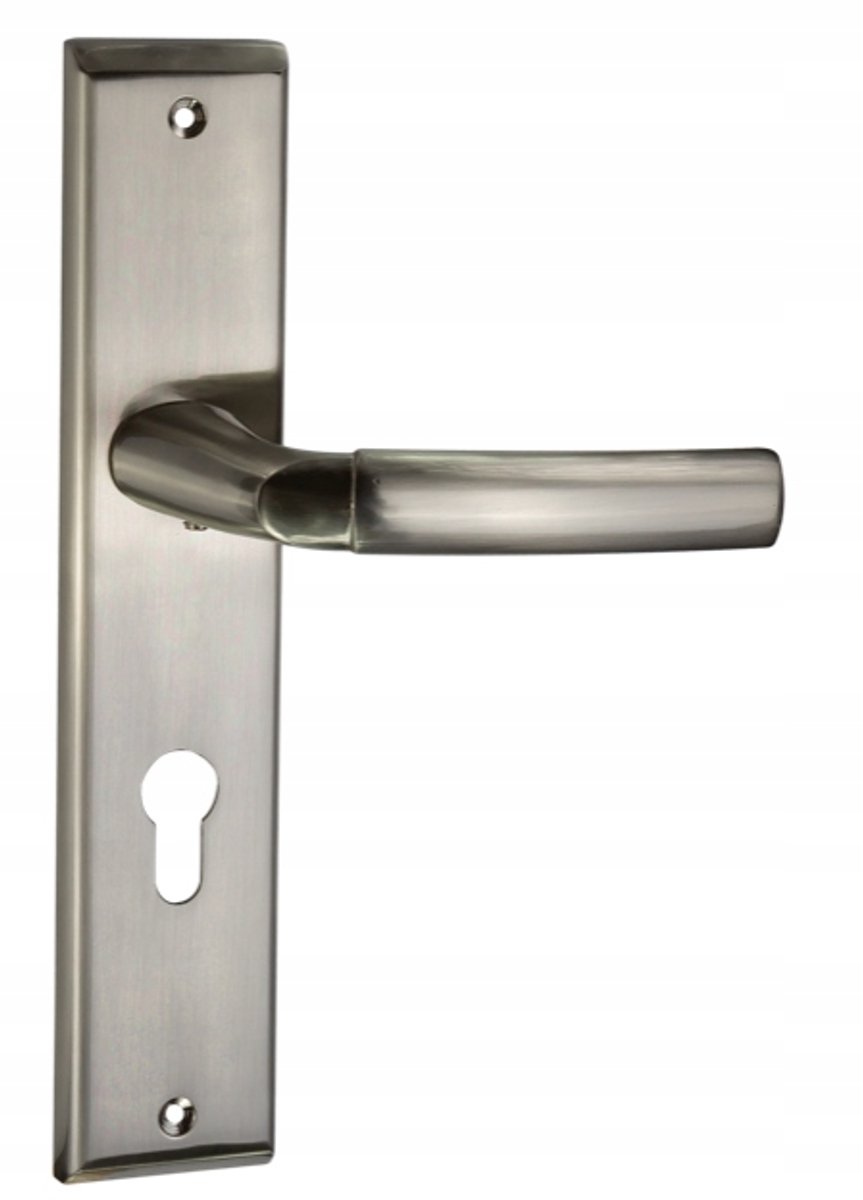 SPECIAL Buitendeurkruk Nikkel-Satijn, Links, 90mm Hartafstand