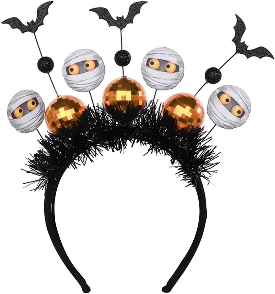 Halloween Haarband met Geest en Pompoen - Perfecte Accessoires voor Halloween Kostuums en Feestjes