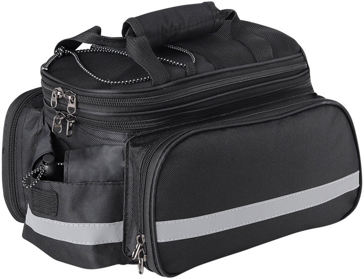 Fietstas van 10-27 liter, bagagedragertas, multifunctionele achterbagagetassen, waterdicht, regenbescherming, reflecterend, voor fietsen, MTB, sport, reizen