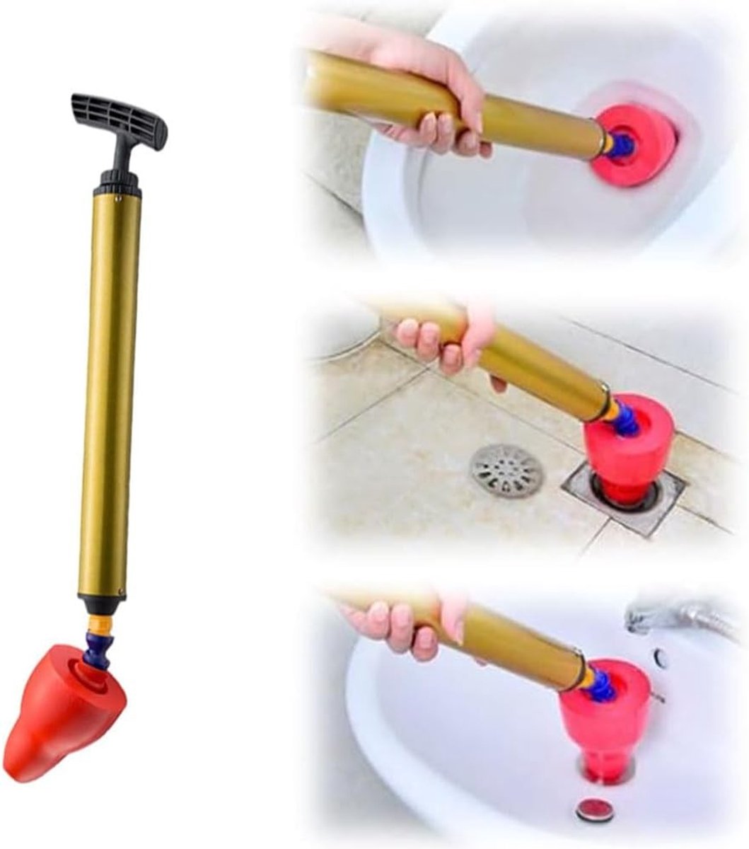 Krachtige Toilet Ontstopper voor Snelle Verwijdering van Verstoppingen, Eenvoudig in Gebruik, Efficiënte Sanitair Oplossing voor Toiletten en Afvoeren