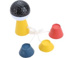 Golf Rubber Winter Tees Set van 4 Stuks met Verschillende Hoogtes voor Duurzaam Sportgebruik en Oefeningen op de Driving Range