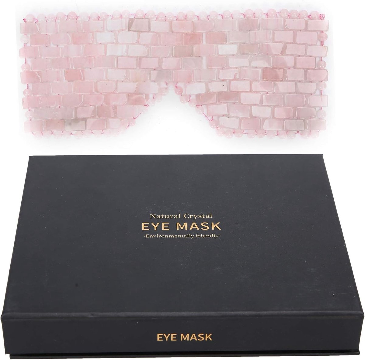 Ontspannend Oogmasker voor Vermoeide Ogen, Gezichtsmassager voor Slaap en Verlichting van Donkere Kringen met Warmte of Koude