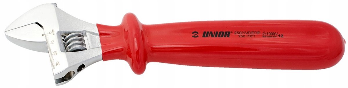 Verstelbare moersleutel Unior 200mm - Geïsoleerd VDE