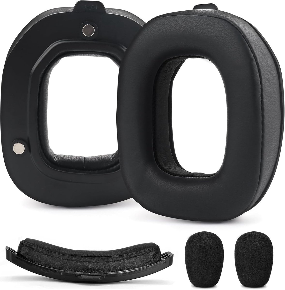 Mod Kit Vervangende Oorkussens, Hoofdband en Microfoon Schuim voor Astro A50 Gen 4 Headset - Comfortabele Geheugenfoam Earcups en Zwart Earcups Bescherming