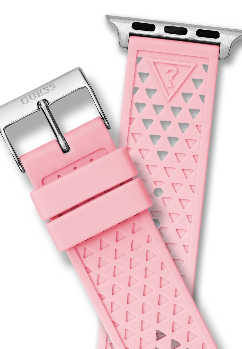 Guess Guess Apple Band (38Mm-40Mm) Horlogebanden Roze Armband Gemaakt Van 100% Siliconen 44 mm CS2019S1
