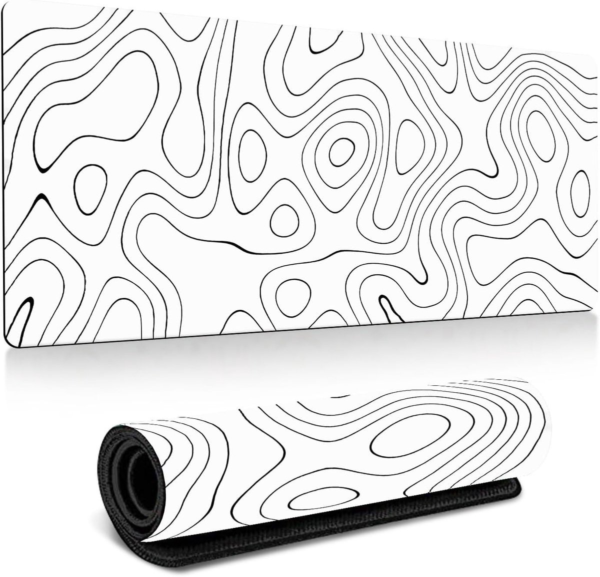 Grote XXL Gaming Mouse Pad, Antislip Bureau Mat voor Desktop PC en Laptop, Minimalistisch Ontwerp 800 x 300 x 3 mm