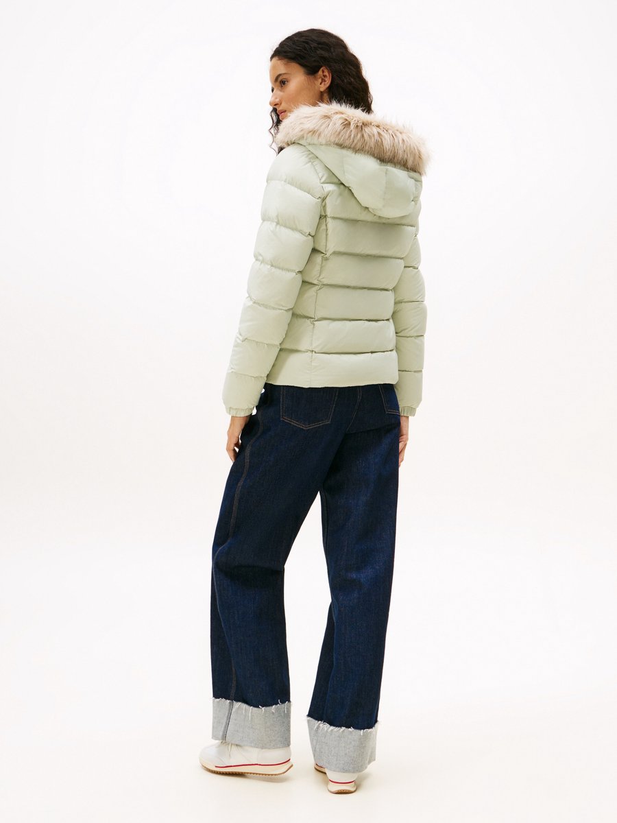 Tommy Jeans – Volwassenen Gewatteerde jassen Misty Sage
