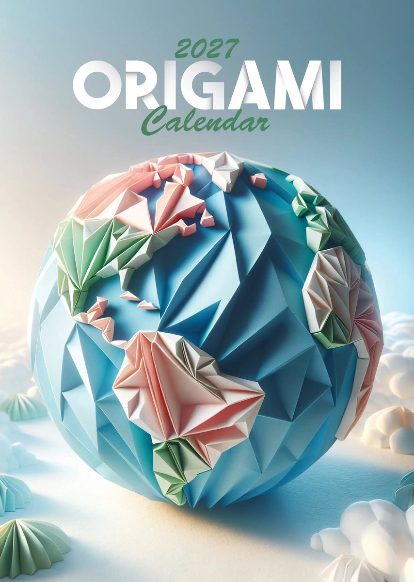 Origami A3 Kalender 2027