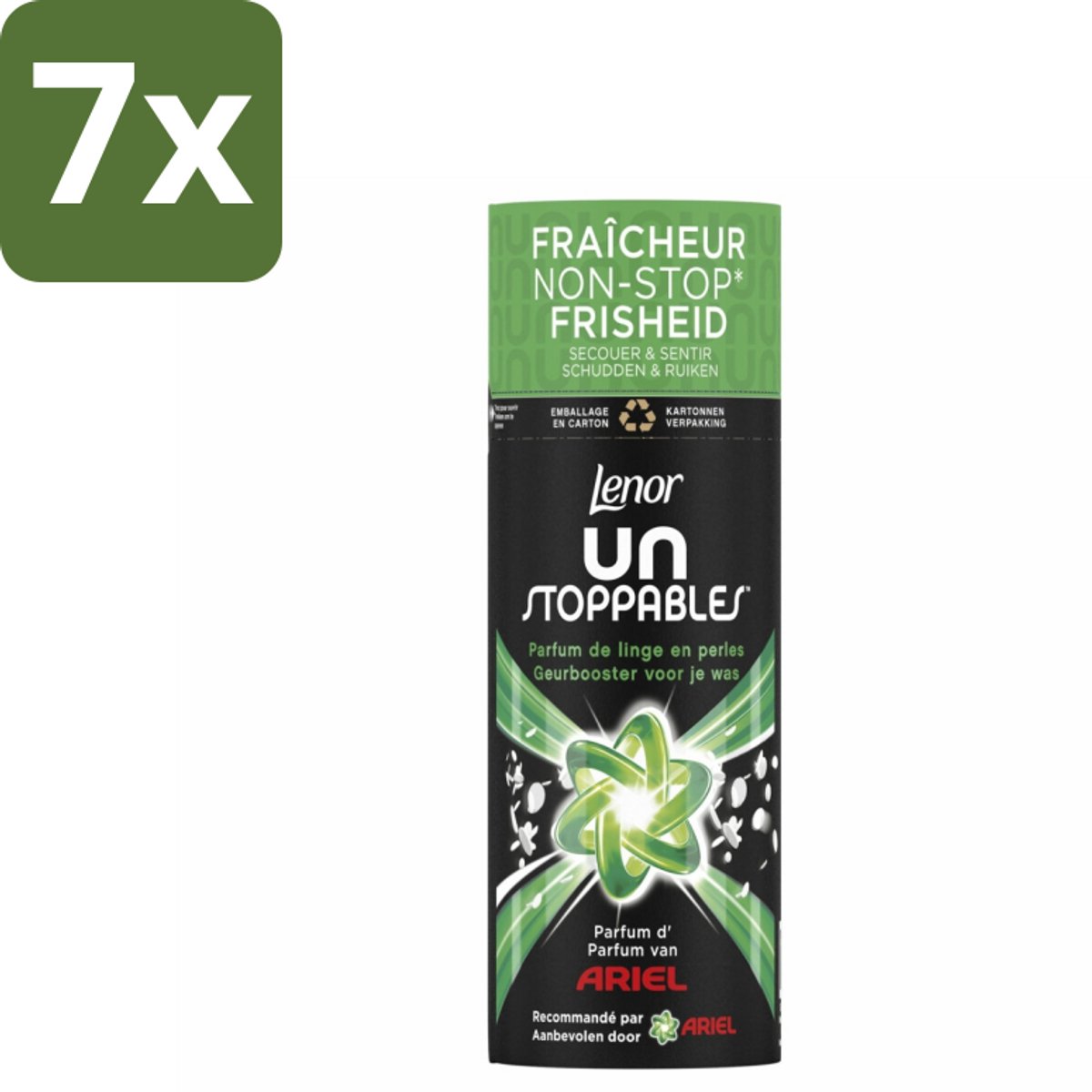 7 x Lenor Unstoppables – Geurbooster – Ariel – 13 Wasbeurten – 165 g - Geurbooster Was - Frisse Geur Was - Wasgeur - Wasgeur Boost - Geurparfum Was