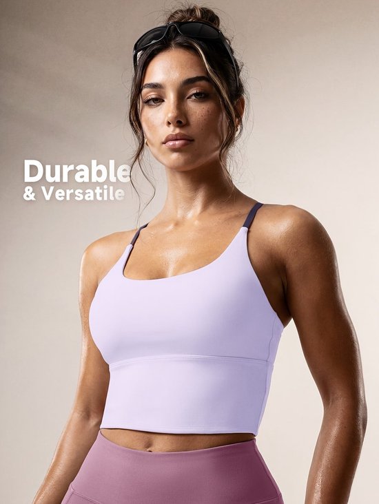 Currero Pilates Pak Dames - Yoga - Buttshaper - Gym - Fitness - Butt Lift - Bil Vergrotend - Heup Liftend - Yogakleding - Paars + Paars S — afbeelding 2