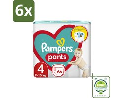 Pampers – Luierbroekjes – Pants Maat 4 – 66 Luiers - Voordeelverpakking - 6 stuks - Luier broekje - Luier voor baby