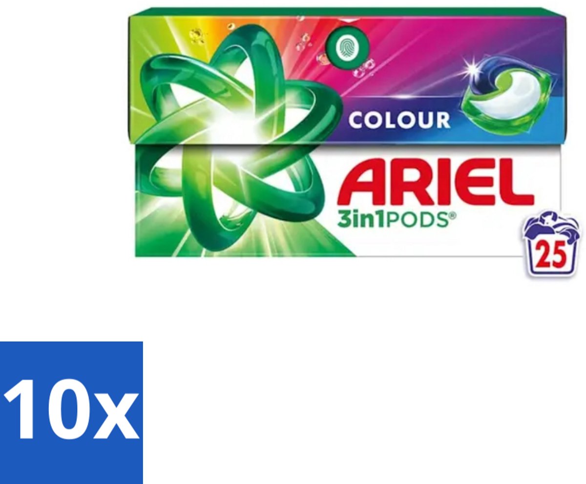 Ariel – Pods 3in1 – Color – 500 g – 25 wasbeurten - Bulkverpakking - 10 stuks