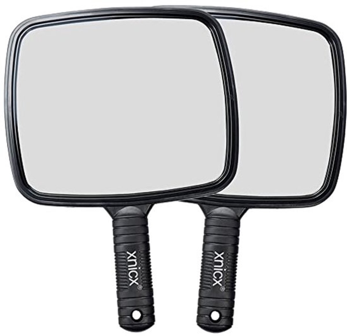 Professionele Handspiegel Set - 2 Stuks Rechthoekige Spiegel voor Haarstyling en Make-up - Reisvriendelijk en Duurzaam