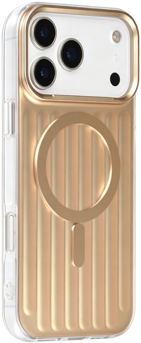 TUNIQ telefoonhoesje voor Apple iPhone 17 Pro Max - MagSafe compatible - goud