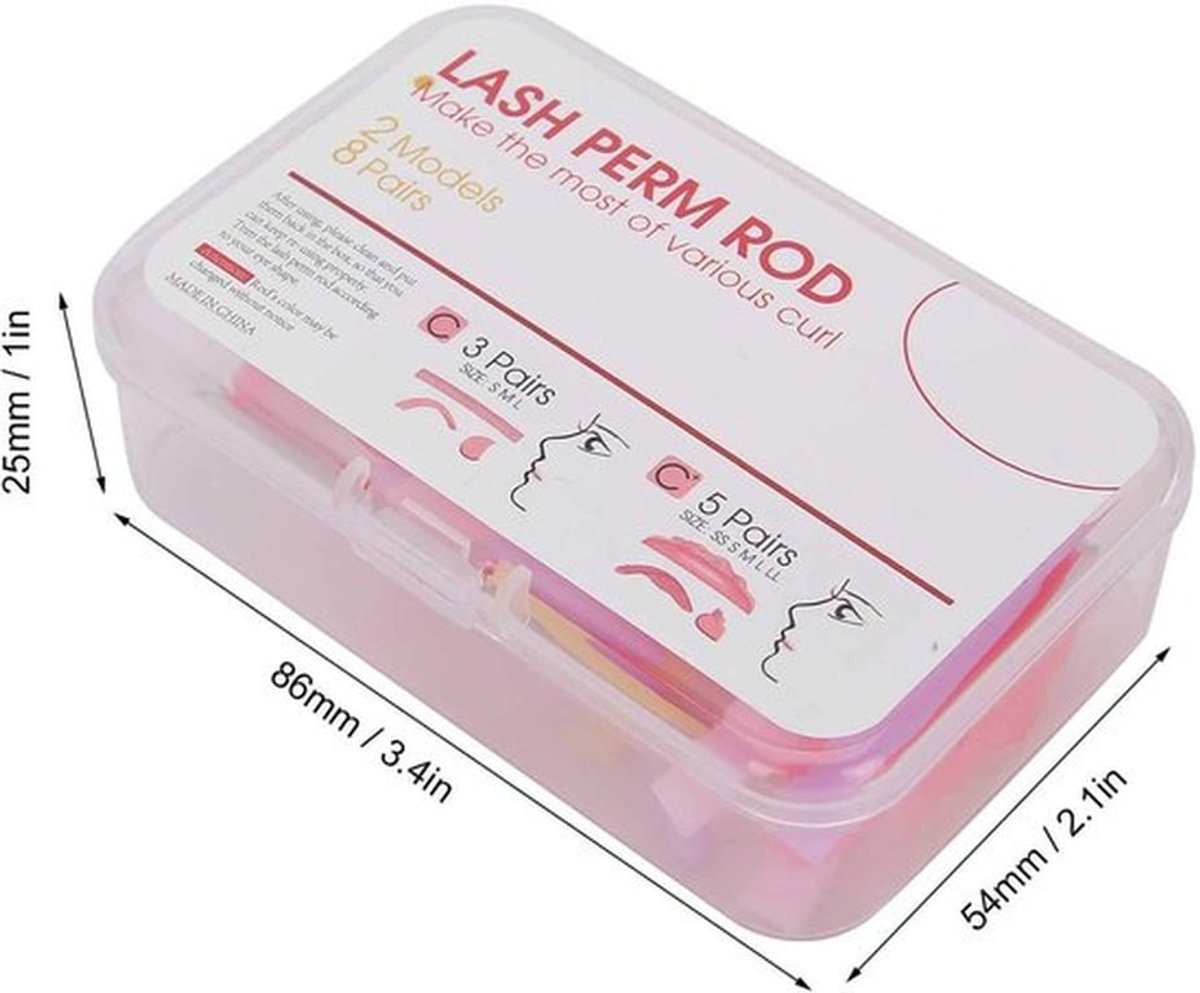 Wimperpermanente Siliconen Pads - Wimperlifting Set - Herbruikbare Wimperlifting - Wimperlift Shields - Makeup Tools - Hoogwaardige Kwaliteit