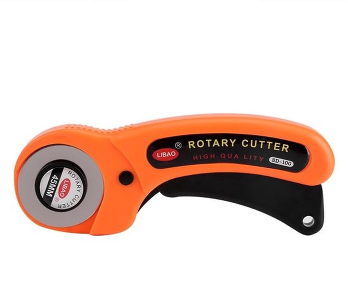 Schaar 45 mm - Ergonomische Handgreep - Antislip - Roestvrij Staal - Voor Stoffen/Papier/Leder - Precisie Snijden - Rotatieschaar